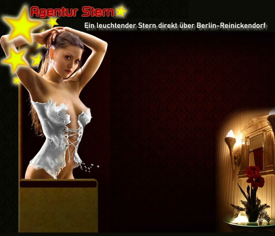 Screenshot der Webseite des ehemaligen Bordells Agentur Stern