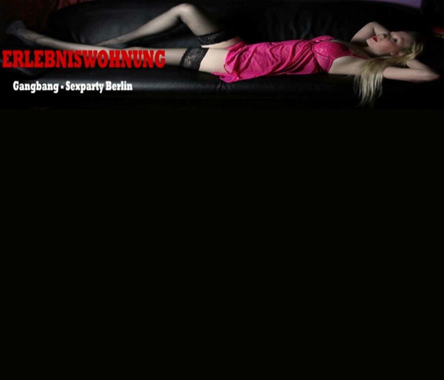 Screenshot der Webseite des ehemaligen Sexparty-Treffs Erlebniswohnung
