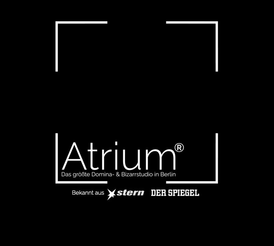 Logo des größten Domina- und Bizarrstudios Atrium Berlin