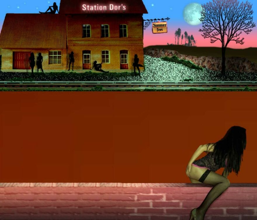 Screenshot der Webseite des ehemaligen Tagesbordells Dor's