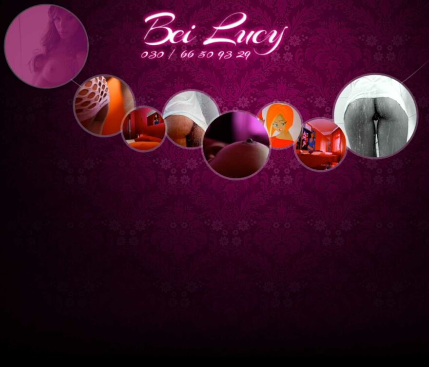 Screenshot der Webseite des ehemaligen Bordells Bei Lucy