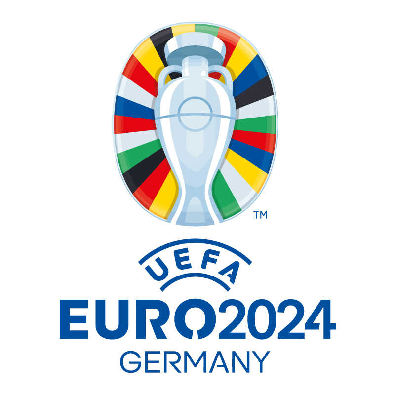 Logo der UEFA Fußballeuropameisterschaft 2024 in Deutschland