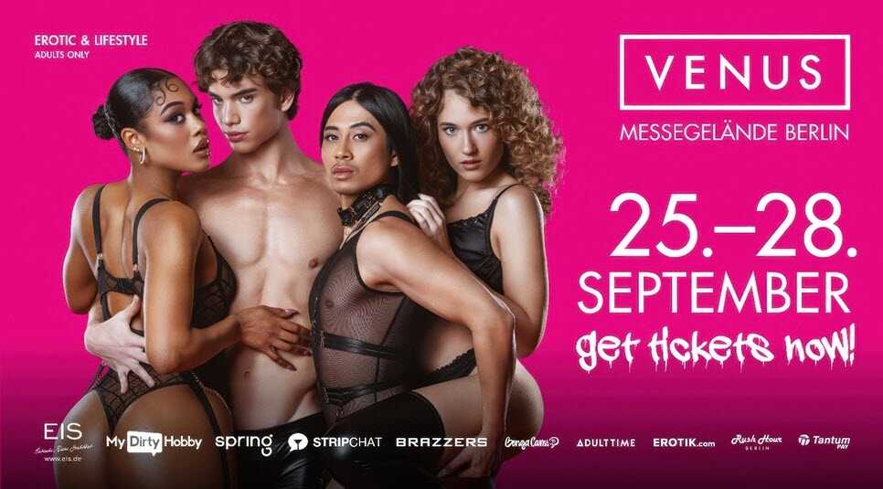 Logo der 28. Erotik Messe VENUS Berlin